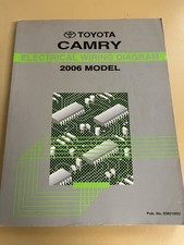 2006 Toyota Camry Electrical Wiring Diagram Service Manual