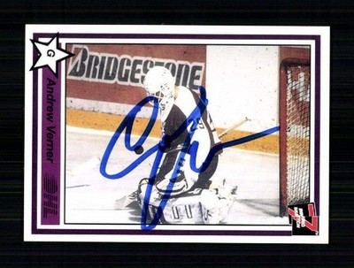 Andrew Verner NHL USA Traiding Card Original Signiert + A 253165