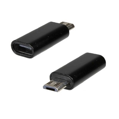 USB Adapter USB-C 3.1 Buchse (56KΩ) zu USB 2.0 Micro B Stecker bis zu 480Mbit/s