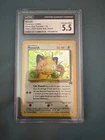 Meowth Pokemon (2000) Black Star Promo #10 Holo Game Boy CGC 5.5 Excellent+