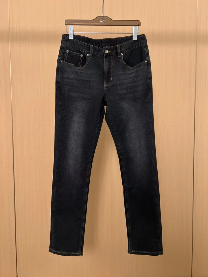 Brunello Cucinelli Regular Fit Straight Jeans Zipper Pocket Trousers Men's Pants - Image 2 of 4