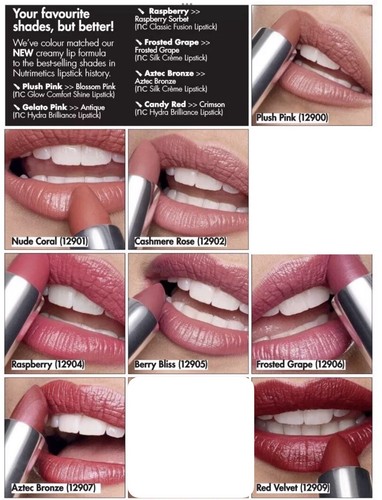 2 X Nutrimetics Radiant Colour Lipstick Raspberry - Foto 4 di 7