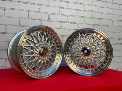 4X 14" BBS RS Mesh Style 4X100 Deep Dish JDM Felgen für VW HONDA NISSAN Toyota - Bild 1 von 3