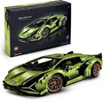 LEGO Technic Lamborghini Sián FKP 37 42115 Complete Set Green 3696 Pieces