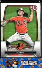 DL Hall 2023 Bowman #9 Baltimore Orioles Rookie RC