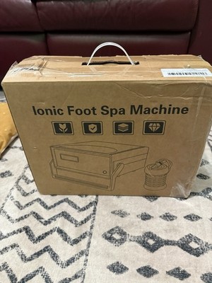 New Professional Ionic Detox Foot Bath & Spa Chi Cleanse Machine US