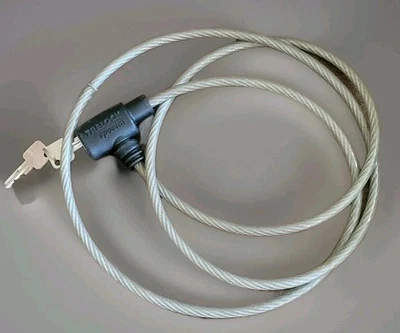 PENCK 2 Security Cable With Loops 5inch Black Sall Cable Lock Vinyl - View #4