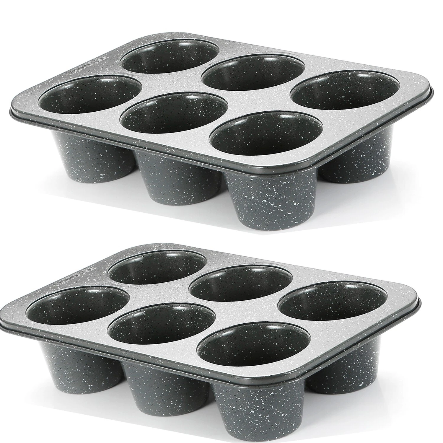2PCS Jumbo Deep Muffin Cupcake Pan Black Stone non Stick Coating 3.5diax3 cup
Opens in a new window 