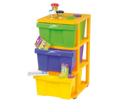 PLAYGO SORTIERTROLLEY M.SPIELSET 44TL 7205 Kinderspieltrolley