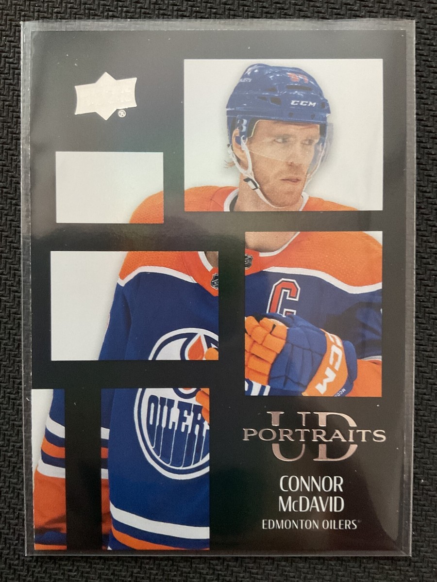 UPPER DECK NHLカード SERIES TWO CONNOR McDAVID OILERS #P-100 送料無料 中古 IT1 Connor McDavid 2024-25 Upper Deck Series 2 UD Portraits Black