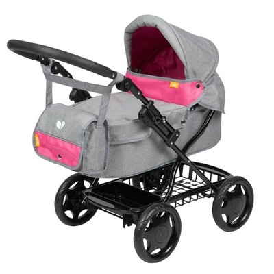ava pram pink stars