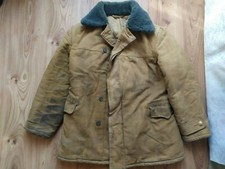 RARE Vintage old Soviet Army USSR Soviet Uniform winter Jacket Military FUFAIKA 