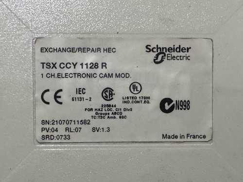 Schneider Electric TSX CCY 1128 PLC control module TSXCCY1128 - Picture 2 of 2