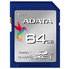 Adata Premier SDHC SDXC UHS-I U1 ASDH64GUICL10-R Memory Card 64GB