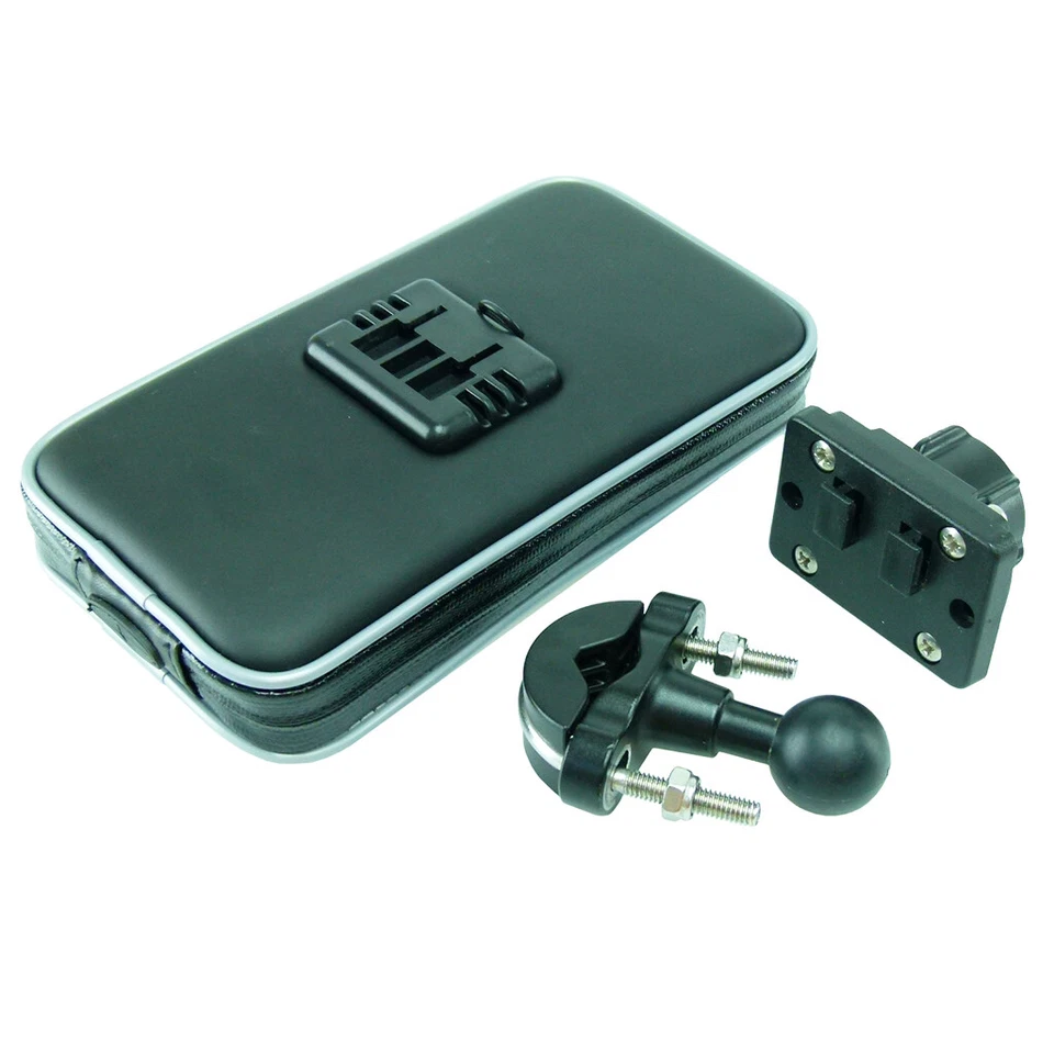 Strong Metal U-Bolt Motorcycle Bike Handlebar Mount for Samsung Galaxy Note 9 - Image 3 of 3