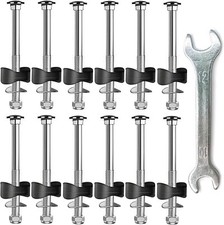 12 PCS Trampoline Screws, Long Screw Replacement Parts, sliver