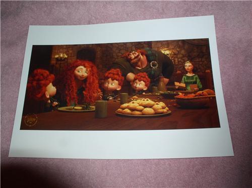 Disney Pixar Brave Merida and her family Gold Seal Lithograph | eBay