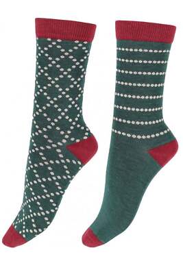 Pretty Polly Diamond Spot Bamboo Socks EXV7