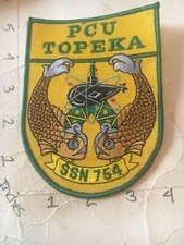US Navy USS Topeka SSN-754 Submarine patch 6/9/25