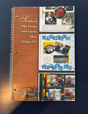 Creative Memories Scrapbook Page Design  Layout Ideas Vol VII w/ Stickers 2001