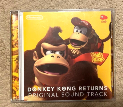 Donkey Kong Returns Original Soundtrack CD CLUB NINTENDO Japan
