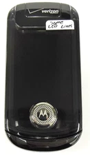 Motorola Krave ZN4 - Gray & Smoked Clear ( Verizon ) Super Rare Flip Phone -READ