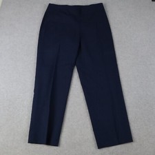 Talbots Pants Womens 4 Classic Side Zip Dress Slacks Business Career Blue NWT
