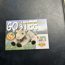 Jb20 Ty beanie babies series 2 II 1999 177 Goatee The Mountain Goat
