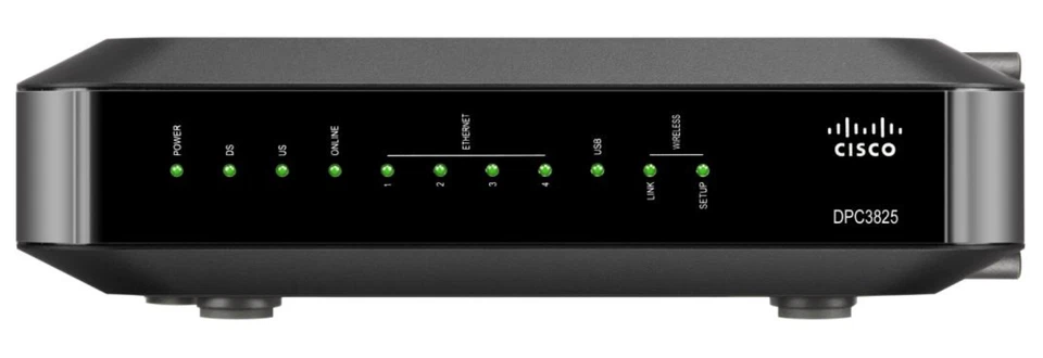 Lot of 10: Cisco DPC3825 8x4 DOCSIS 3.0 Wireless Modem Router WITH Power Supply - Image 3 of 4