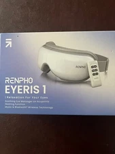 RENPHO Eyeris 1 - Eye Massager for Migraines with Remote, Heat, Compression, Blu