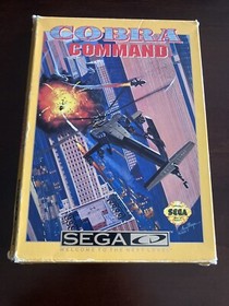 Cobra Command (Sega CD, 1992) CIB Complete in Box Disc is in MINT Condition