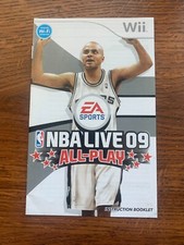 NBA Live 09 All Play Basketball 2009 Nintendo Wii Instruction Manual Only