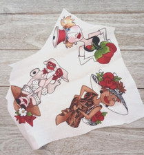 creative toss loralie fun fabric 3 ladies 3.5 to 4 inch #1014 scrap