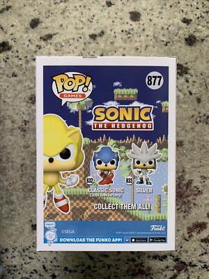 Funko Pop! Sonic - Première Apparence N°877 - SDCC Shared Exclusive - NEUF