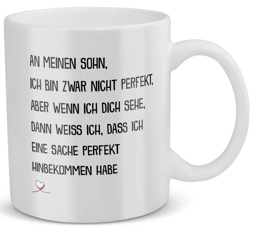 Sohn Geschenk zum Geburtstag 18 Jahre Kind Tasse Weihnachten von Mutter Vater