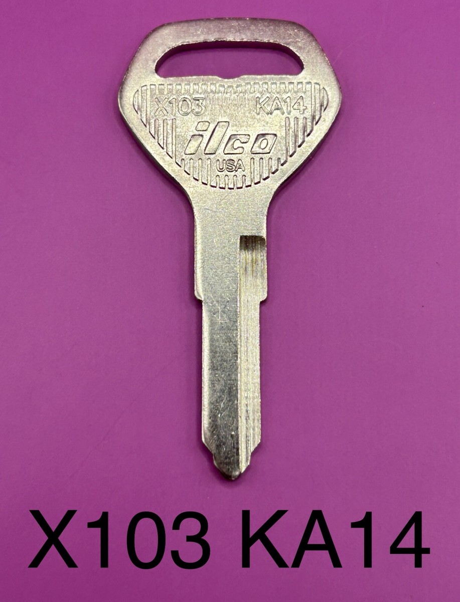 ⭐️K⭐️ No.44 1 Key Blank Kawasaki 1994+ KLE 500 1979-1984 KZ550 KZ650 1981-1984