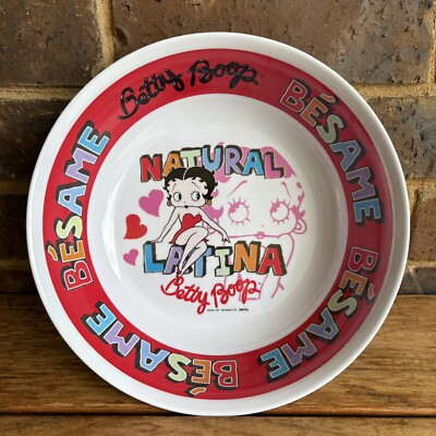 Betty Boop Natural Latina Bésame Melamine Serving Bowl 2007