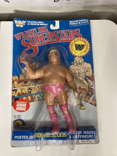 WWF Adorable Adrian Adonis LJN MOC WRESTLING SUPER...