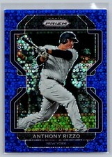 2022 Panini Prizm - Tier II #126 Anthony Rizzo /199 Blue Donut Circle