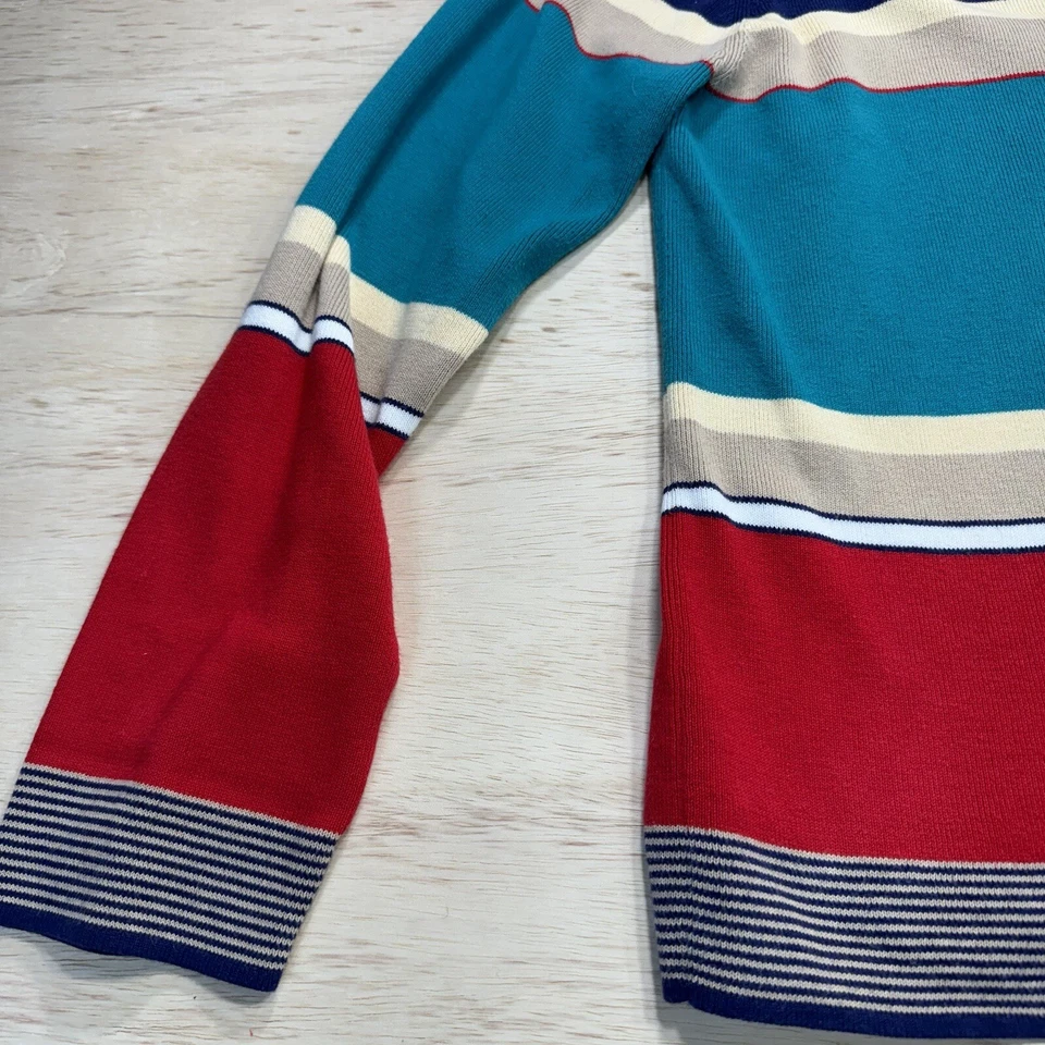 Suéter Cremallera Completa Mujer XL Cárdigan Colorido Sag Harbor Foto 4 de 4