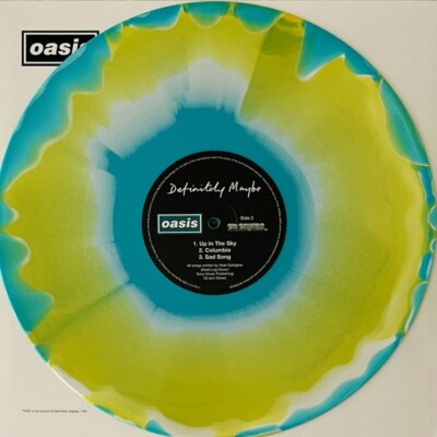 OASIS LP x 2 Definitely Maybe TRI COLOURED 30th Anniversary
