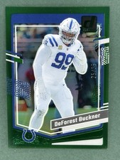 2023 Clearly Donruss #22 DeForest Buckner Green #/25 Bookend