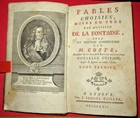 Vecchio libro Selected Fables Versed by Mr De La Fontaine - Genoa 1772