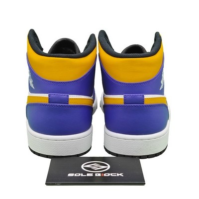 ナイキ スニーカー 25.5㎝ AIR JORDAN 1 MID LAKERS Air Jordan 1 Mid Lakers | DQ8426-517 | Laced