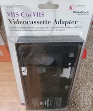RadioShack 16-2404 VHS-C to VHS Videocassette Adaptor Video