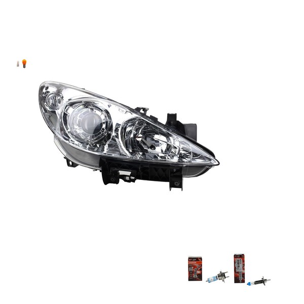 Scheinwerfer + Osram Night Breaker Laser Passend FüR Peugeot 307 07/2005 - Recht-image