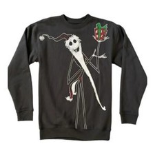 Disney Nightmare Before Christmas Crewneck Sweatshirt M Jack Skellington Holiday
