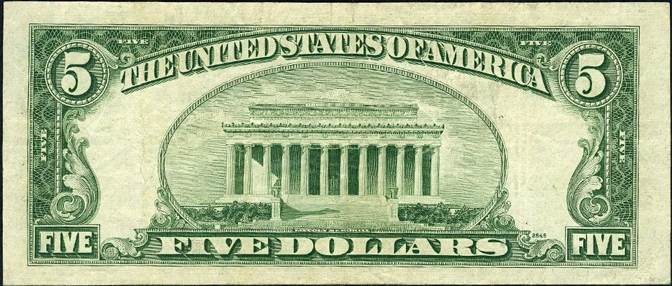 FR. 1965 E* $5 1950-D Federal Reserve Note Richmond E-* Block VF+ STAR - Image 3 of 3