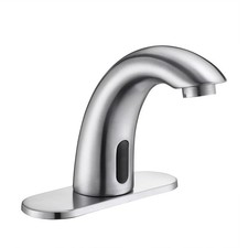 5" Touchless Bathroom Faucet Automatic Sensor Cold Hot Water Hands Free