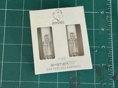 Studex SYSTEM75 STAINLESS TIFF 4X4MM CZ PRINCESS CUT 7522-0400-23